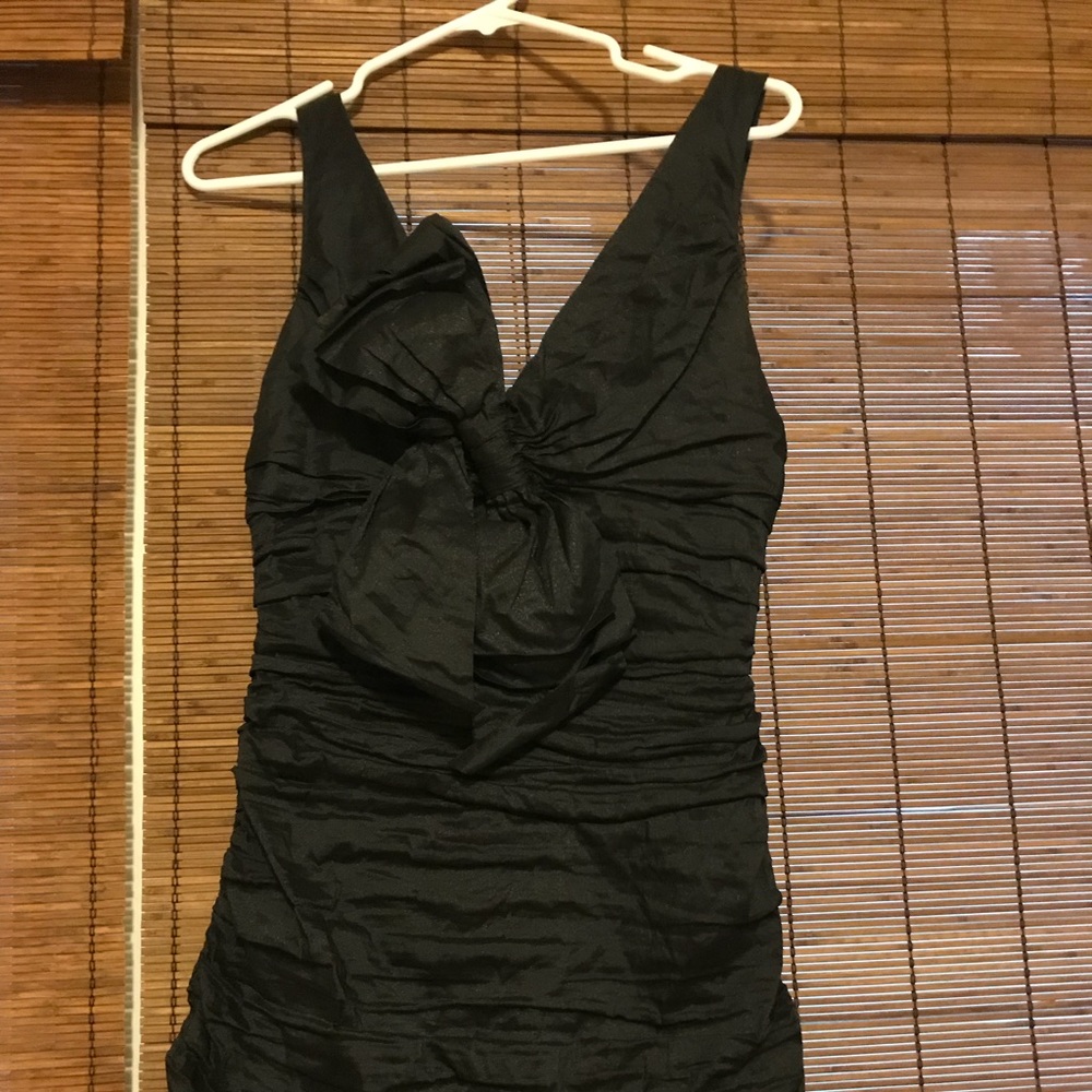 BCBG Black Bow Cocktail Dress